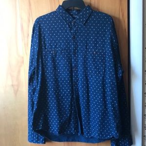 Express Men’s Patterned Button Down